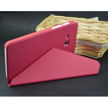 Чехол смарт флип подставка серия Origami для Samsung Galaxy Tab 3 Lite Пурпурный