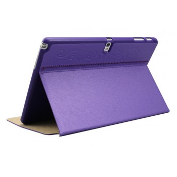 Чехол подставка текстурный для Samsung Galaxy Tab Pro 10.1 Фиолетовый