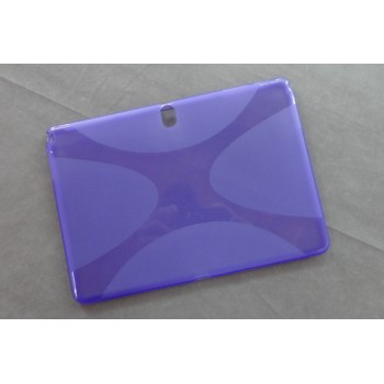 Силиконовый матовый X чехол для Samsung Galaxy Tab Pro 10.1 Фиолетовый