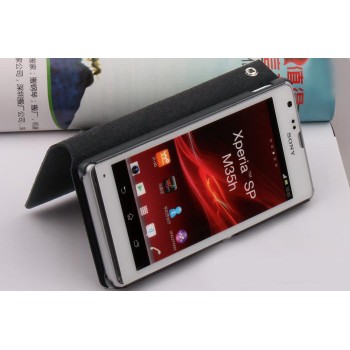 Чехол-флип с отделением для карт для Sony Xperia SP Черный