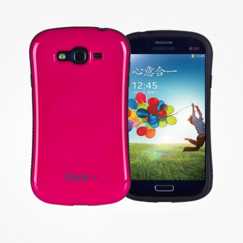 Эргономичный силиконовый чехол для Samsung Galaxy Grand Пурпурный