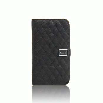 Чехол портмоне подставка для Samsung Galaxy Grand Черный