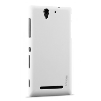 Пластиковый матовый непрозрачный чехол для Sony Xperia C3