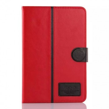 Кожаный чехол подставка с магнитной застежкой для Samsung Galaxy Tab A 8 Красный