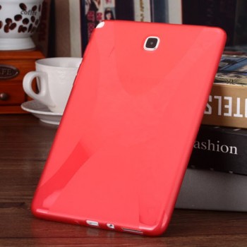 Силиконовый матовый X чехол для Samsung Galaxy Tab A 8 Красный