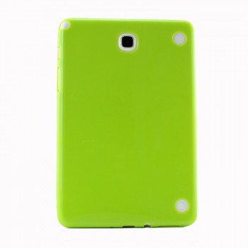 Силиконовый глянцевый непрозрачный чехол для Samsung Galaxy Tab A 8 Зеленый