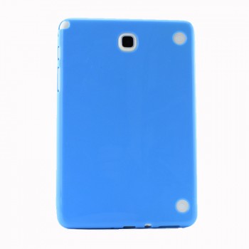 Силиконовый глянцевый непрозрачный чехол для Samsung Galaxy Tab A 8 Синий