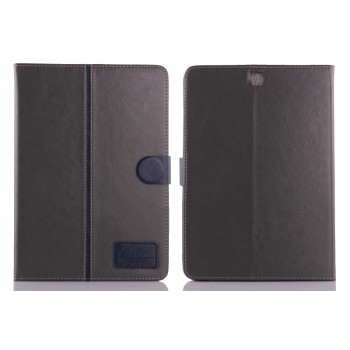 Чехол подставка с внутренними отсеками и магнитной защелкой для Samsung Galaxy Tab A 9.7 Серый