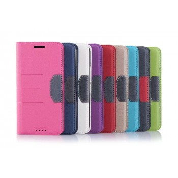 Текстурный чехол портмоне подставка для HTC One E9+