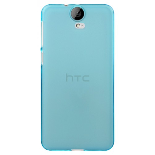 Силиконовый матовый полупрозрачный чехол для HTC One E9+