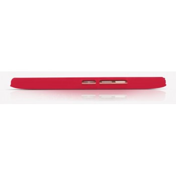 Пластиковый матовый нескользящий премиум чехол для HTC One M9+ Красный