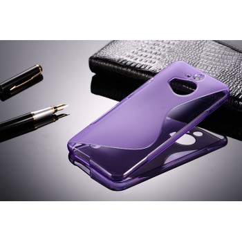 Силиконовый S чехол для HTC One M9+ Фиолетовый