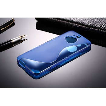 Силиконовый S чехол для HTC One M9+ Синий