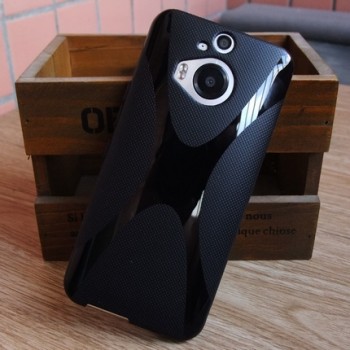 Силиконовый X чехол для HTC One M9+ Черный