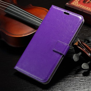 Чехол портмоне подставка с защелкой для Asus Zenfone 2 Фиолетовый
