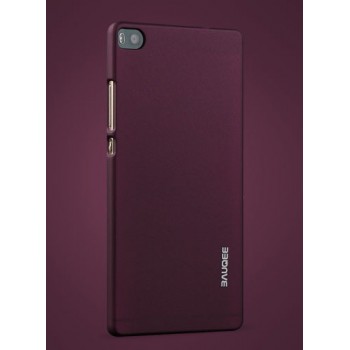 Пластиковый матовый непрозрачный чехол для Huawei P8 Фиолетовый