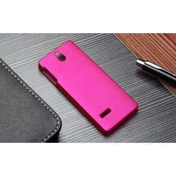 Пластиковый матовый непрозрачный чехол для Nokia 515 Пурпурный
