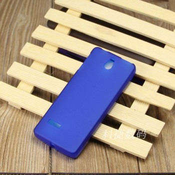 Силиконовый матовый чехол для Nokia 515 Синий