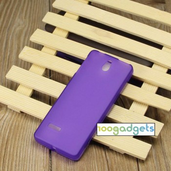 Силиконовый матовый чехол для Nokia 515 Фиолетовый