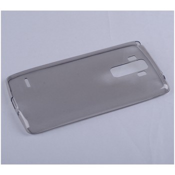Силиконовый матовый полупрозрачный чехол для LG G4 Stylus Серый