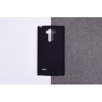 Пластиковый матовый непрозрачный чехол для LG G4 Stylus Черный