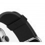 Кожаный гладкий ремешок с металлическим коннектором для Apple Watch 42мм