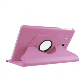 Чехол подставка роторный для Samsung Galaxy Tab E 9.6 Розовый