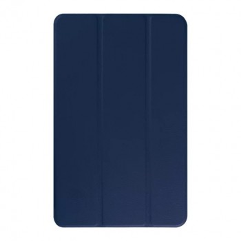 Текстурный чехол флип подставка сегментарный для Samsung Galaxy Tab E 9.6 Синий