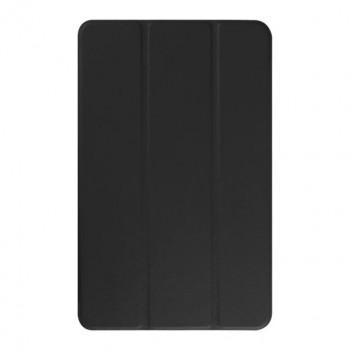 Текстурный чехол флип подставка сегментарный для Samsung Galaxy Tab E 9.6 Черный