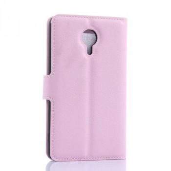 Чехол портмоне подставка с защелкой для Meizu M1 Note Розовый