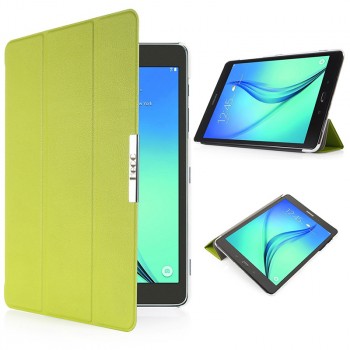 Чехол флип подставка сегментарный для Samsung Galaxy Tab S2 9.7 Зеленый