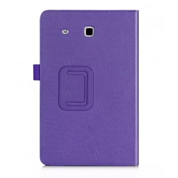 Чехол подставка с рамочной защитой и внутренними отсеками для Samsung Galaxy Tab E 9.6 Фиолетовый
