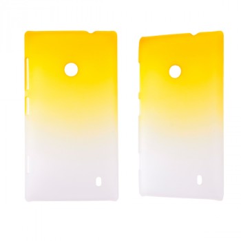 Градиентный пластиковый чехол для Nokia Lumia 520/525 Желтый