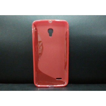 Силиконовый S чехол для Alcatel One Touch Pop 2 (5) Красный