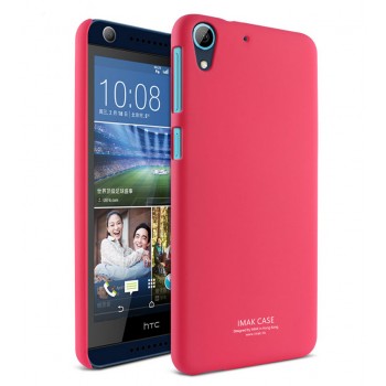 Пластиковый матовый чехол с повышенной шероховатостью для HTC Desire 626/628 Красный