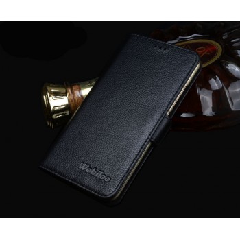Кожаный чехол портмоне подставка (нат. кожа) для Meizu MX5