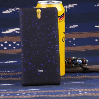Пластиковый матовый непрозрачный чехол с голографическим принтом Звездная палитра для Sony Xperia C5 Ultra Фиолетовый