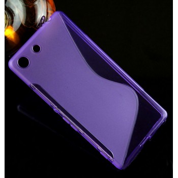Силиконовый S чехол для Sony Xperia M5 Фиолетовый