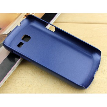 Пластиковый чехол серия Metallic для Samsung Galaxy Trend Lite Синий