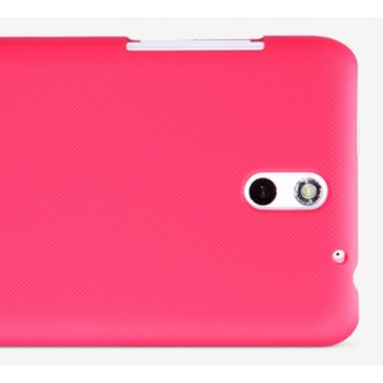 Пластиковый матовый премиум чехол для HTC Desire 610 Пурпурный