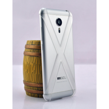 Пластиковый чехол каркас накладка X-формы для Meizu MX5 Белый