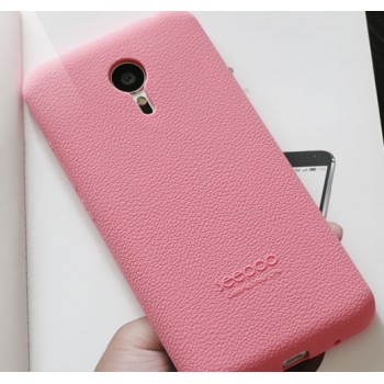 Силиконовый софт-тач премиум чехол для Meizu MX5 Розовый