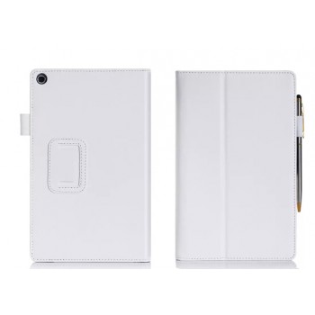 Чехол подставка с внутренними отсеками серия Full Cover для ASUS ZenPad 8 Белый