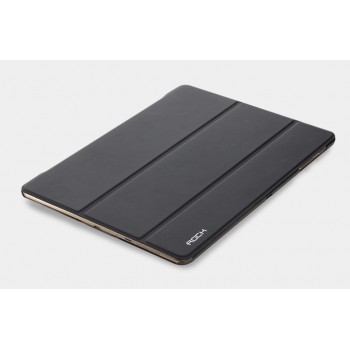 Чехол смарт флип подставка сегментарный на поликарбонатной основе для Samsung Galaxy Tab S 10.5 Черный