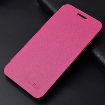 Чехол флип на пластиковой основе для Meizu M1 Розовый