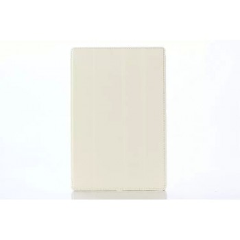 Чехол флип подставка 4-сегментарный на поликарбонатной основе для Sony Xperia Z4 Tablet Белый