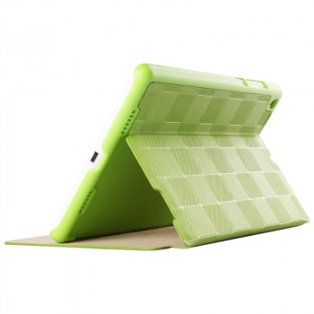 Чехол подставка на поликарбонатной основе текстура Квадраты для Xiaomi MiPad Зеленый