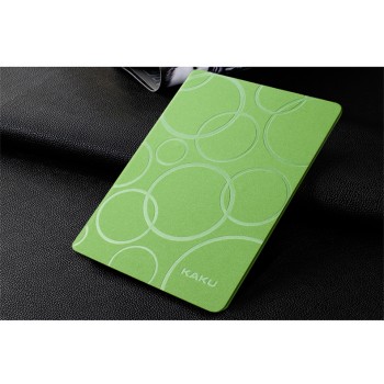 Чехол подставка на поликарбонатной основе текстура Круги для Xiaomi MiPad Зеленый