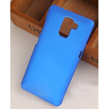 Пластиковый матовый непрозрачный чехол для Huawei Honor 7 Синий