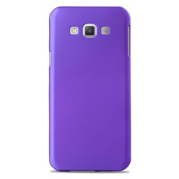 Пластиковый матовый непрозрачный чехол для Samsung Galaxy A8 Фиолетовый
